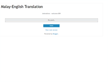 Tablet Screenshot of malayenglish-translationservice.blogspot.com