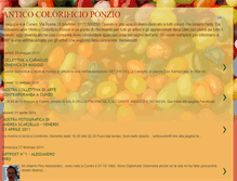 Tablet Screenshot of colorificioponzio.blogspot.com