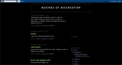 Desktop Screenshot of musingsofmiscreation.blogspot.com