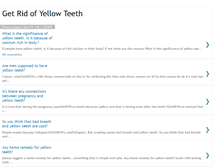 Tablet Screenshot of 4yellow-teeth.blogspot.com