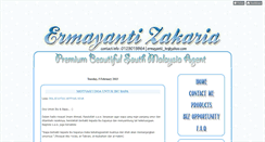 Desktop Screenshot of ermayantizakaria.blogspot.com