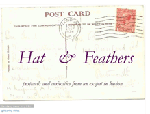 Tablet Screenshot of hatandfeathers.blogspot.com