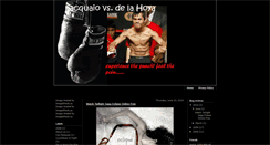 Desktop Screenshot of pacquiao-delahoya.blogspot.com