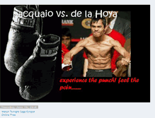 Tablet Screenshot of pacquiao-delahoya.blogspot.com