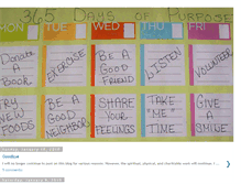 Tablet Screenshot of 365daysofpurpose.blogspot.com