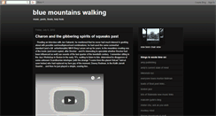 Desktop Screenshot of bluemountainswalking.blogspot.com