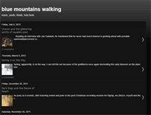 Tablet Screenshot of bluemountainswalking.blogspot.com