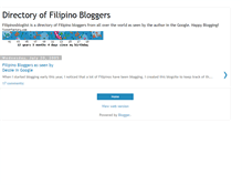 Tablet Screenshot of filipinosbloglist.blogspot.com