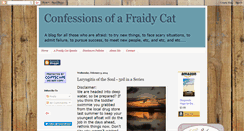 Desktop Screenshot of confessionsofafraidycat.blogspot.com