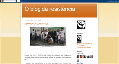 Desktop Screenshot of oblogdaresistencia.blogspot.com