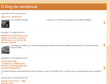 Tablet Screenshot of oblogdaresistencia.blogspot.com