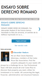 Mobile Screenshot of ensayoderechoromano.blogspot.com