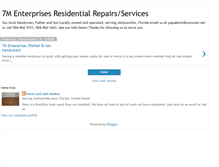 Tablet Screenshot of 7menterprises.blogspot.com