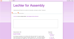 Desktop Screenshot of lechlerforassembly.blogspot.com
