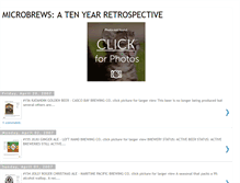 Tablet Screenshot of microbrews10yrretro.blogspot.com