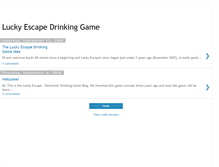 Tablet Screenshot of lucky-escape.blogspot.com