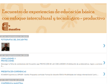 Tablet Screenshot of encuentroexperiencias.blogspot.com