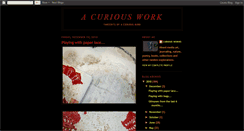 Desktop Screenshot of acuriouswork.blogspot.com