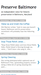 Mobile Screenshot of preservebaltimore.blogspot.com
