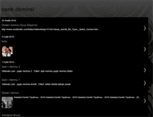 Tablet Screenshot of cenkdemirel.blogspot.com