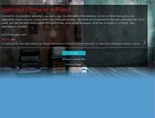 Tablet Screenshot of ludicrousclimaxofthedevil.blogspot.com