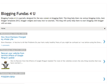 Tablet Screenshot of bloggingfundas4u.blogspot.com