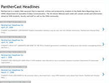 Tablet Screenshot of panthercast.blogspot.com