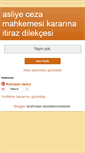Mobile Screenshot of dilekce-ornekleri.blogspot.com