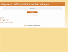 Tablet Screenshot of dilekce-ornekleri.blogspot.com