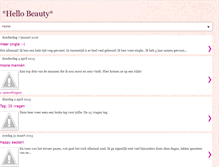 Tablet Screenshot of hello--beauty.blogspot.com
