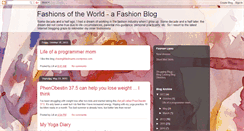 Desktop Screenshot of fashionsoftheworld.blogspot.com