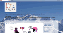 Desktop Screenshot of littleskiers.blogspot.com