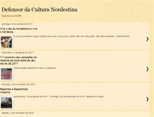 Tablet Screenshot of defensordaculturanordestina.blogspot.com