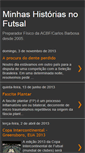 Mobile Screenshot of minhashistoriasnofutsal.blogspot.com