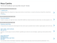 Tablet Screenshot of nouscamins.blogspot.com