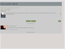Tablet Screenshot of onesweet.blogspot.com