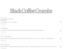 Tablet Screenshot of blackcoffeecrumbs.blogspot.com