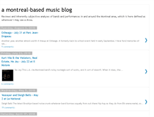 Tablet Screenshot of amontrealbasedmusicblogontheinternet.blogspot.com