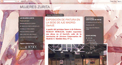 Desktop Screenshot of mujereszurita.blogspot.com