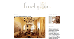 Desktop Screenshot of finelyinc.blogspot.com