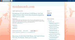 Desktop Screenshot of needuscash.blogspot.com