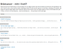 Tablet Screenshot of brostcancer-mittilivet.blogspot.com