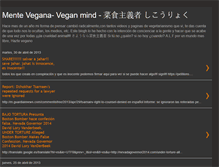 Tablet Screenshot of mentevegana.blogspot.com