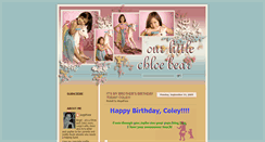 Desktop Screenshot of chloebear.blogspot.com