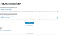 Tablet Screenshot of naturalmusclebuilder.blogspot.com