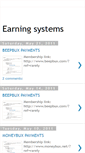 Mobile Screenshot of earningsystems.blogspot.com
