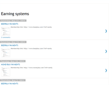 Tablet Screenshot of earningsystems.blogspot.com