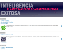 Tablet Screenshot of inteligencia-exitosa.blogspot.com