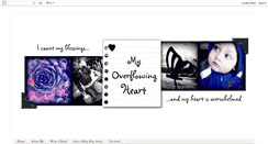Desktop Screenshot of myoverflowingheart.blogspot.com