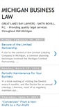 Mobile Screenshot of michiganbusinesslaw.blogspot.com